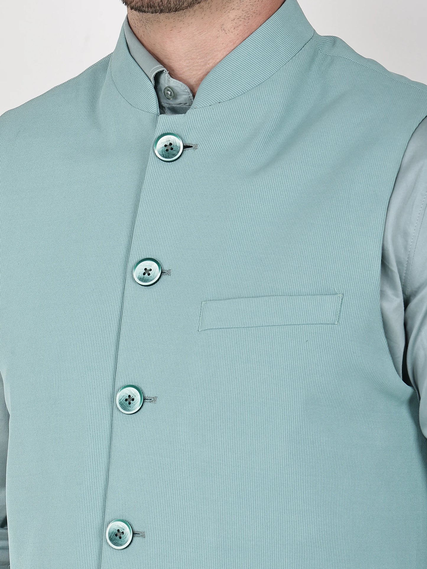 Stretchable Nehru Jacket