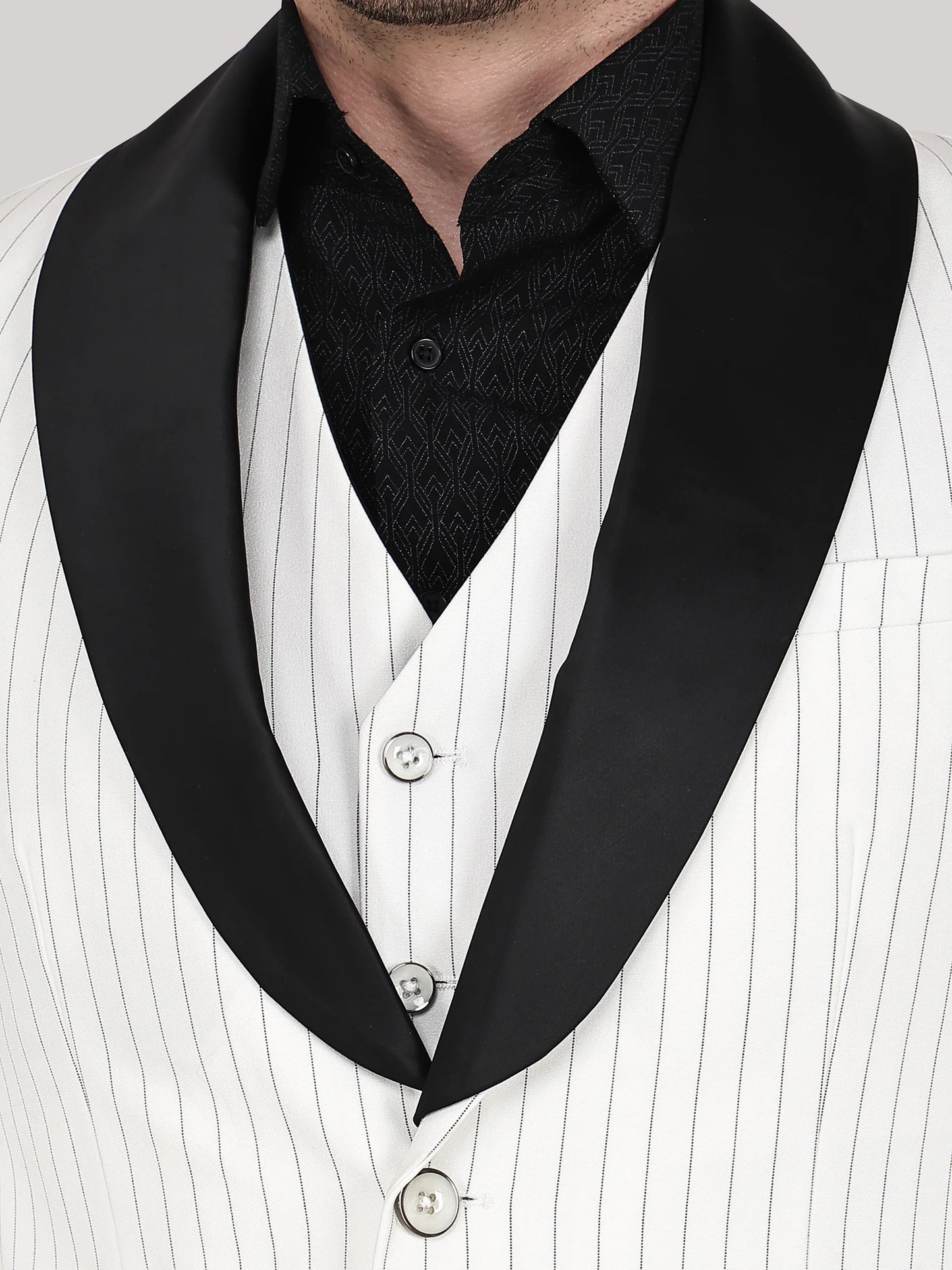 Strip Preimium 3 Pc Suit