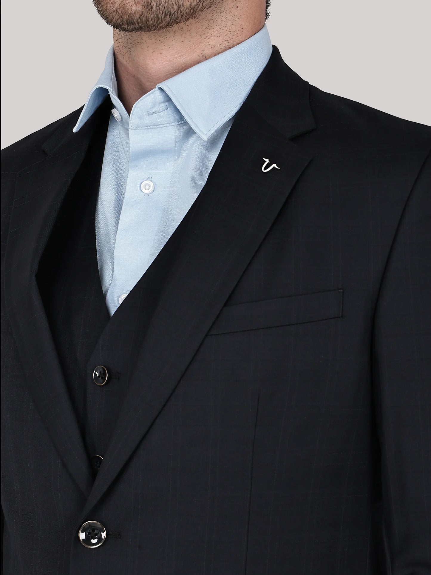 3pc Premium Check Suit