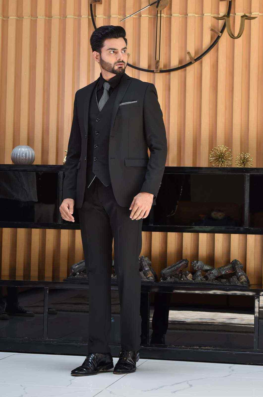 Black 3 Pc Formal Suit house-of-united
