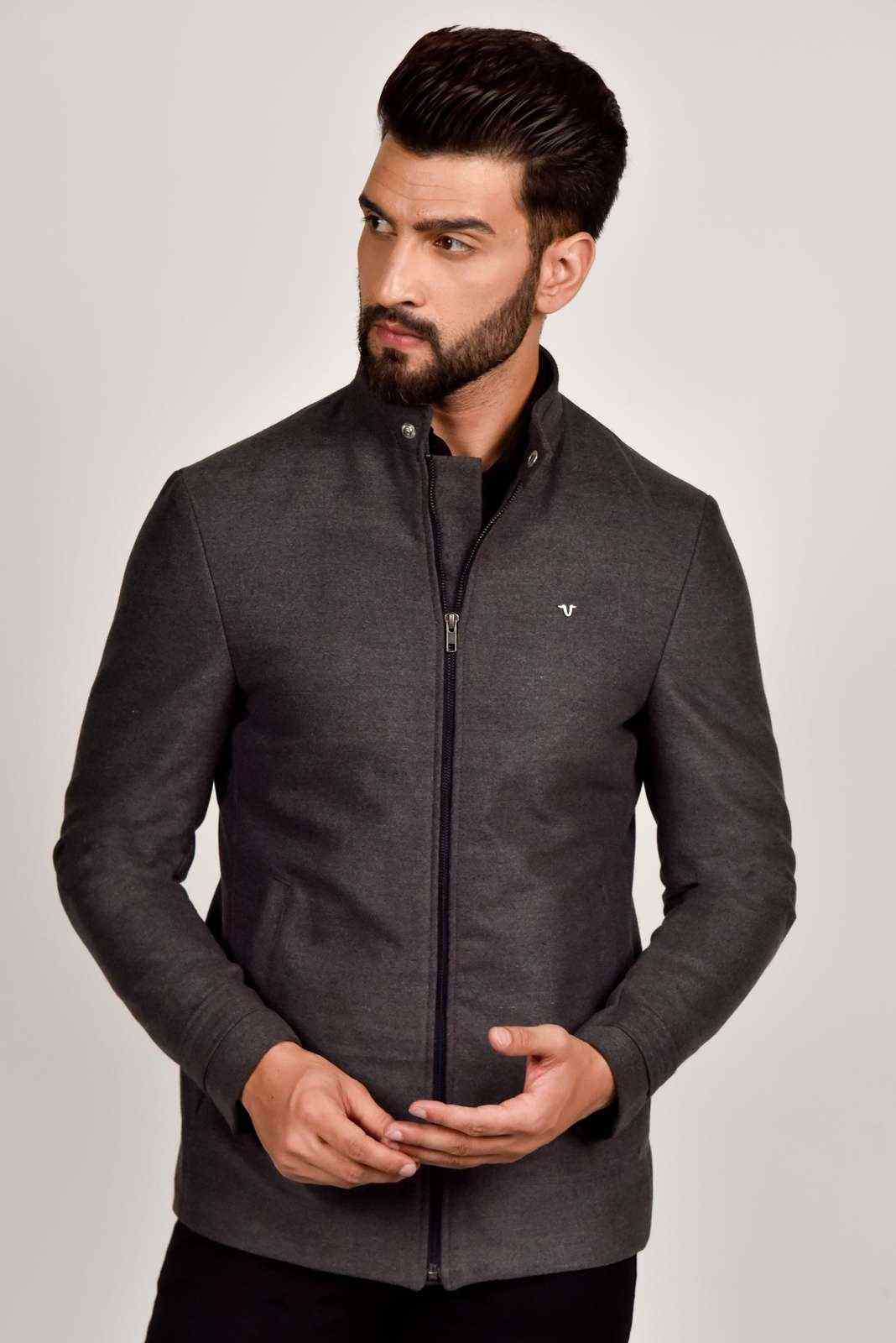 Black Tweed Fashion Blazer house-of-united
