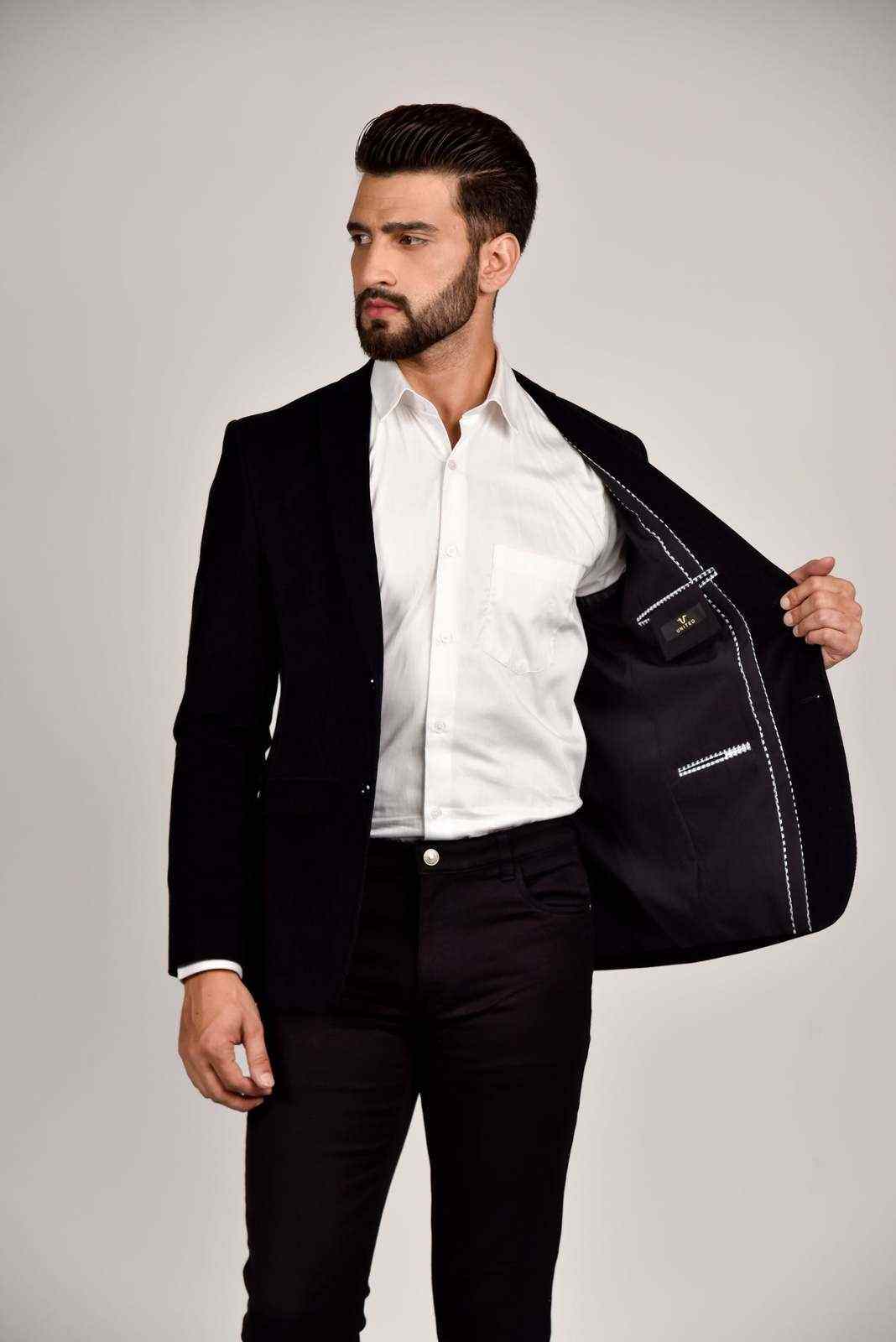 Black cord Blazer house-of-united