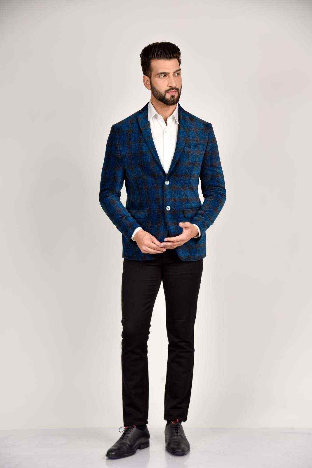 Blue Velvet Blazer house-of-united