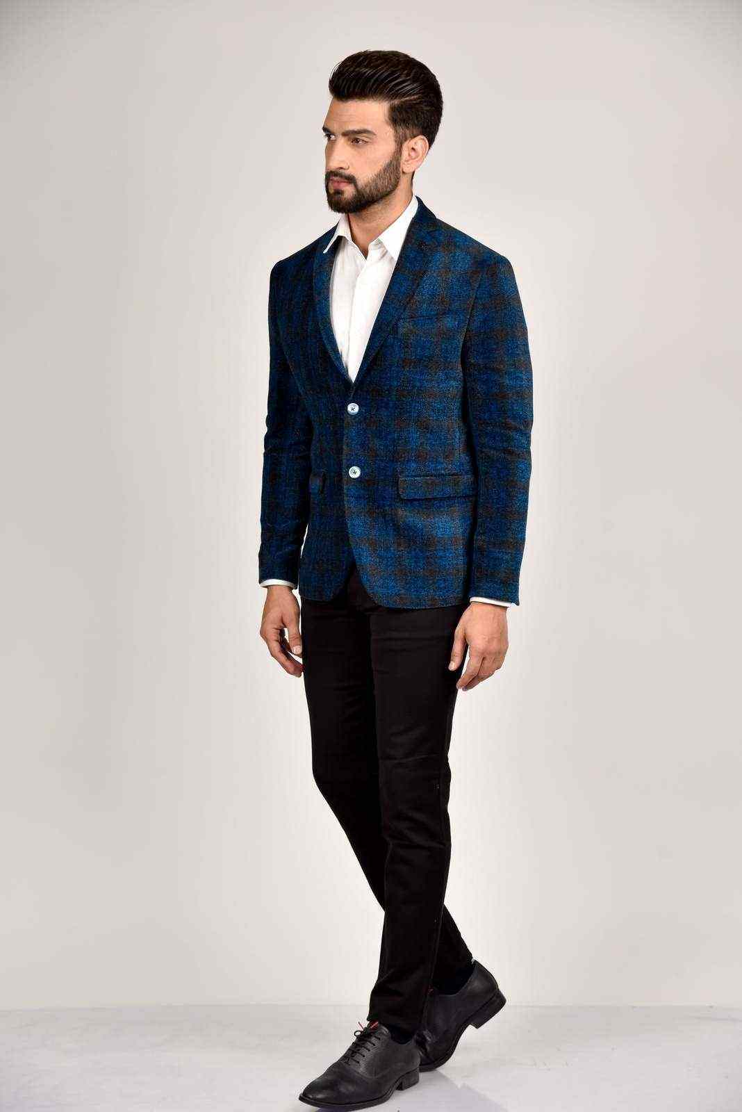 Blue Velvet Blazer house-of-united