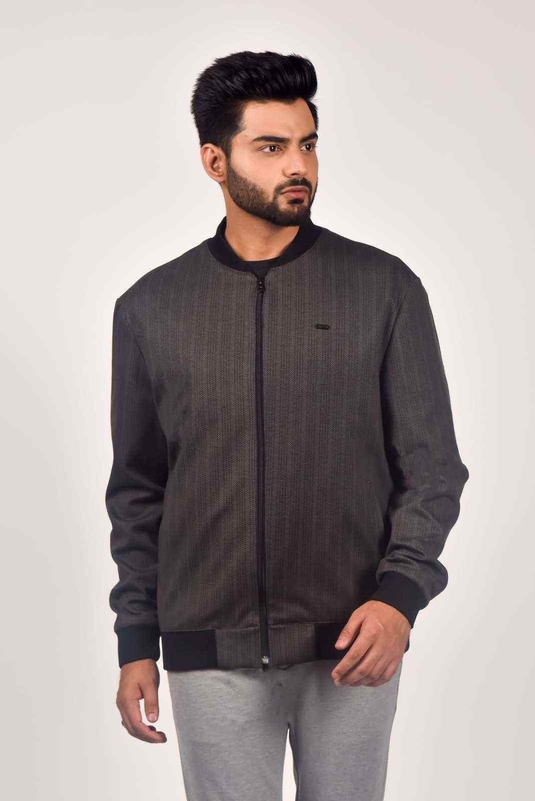 Grey Zipper Jacket house-of-united