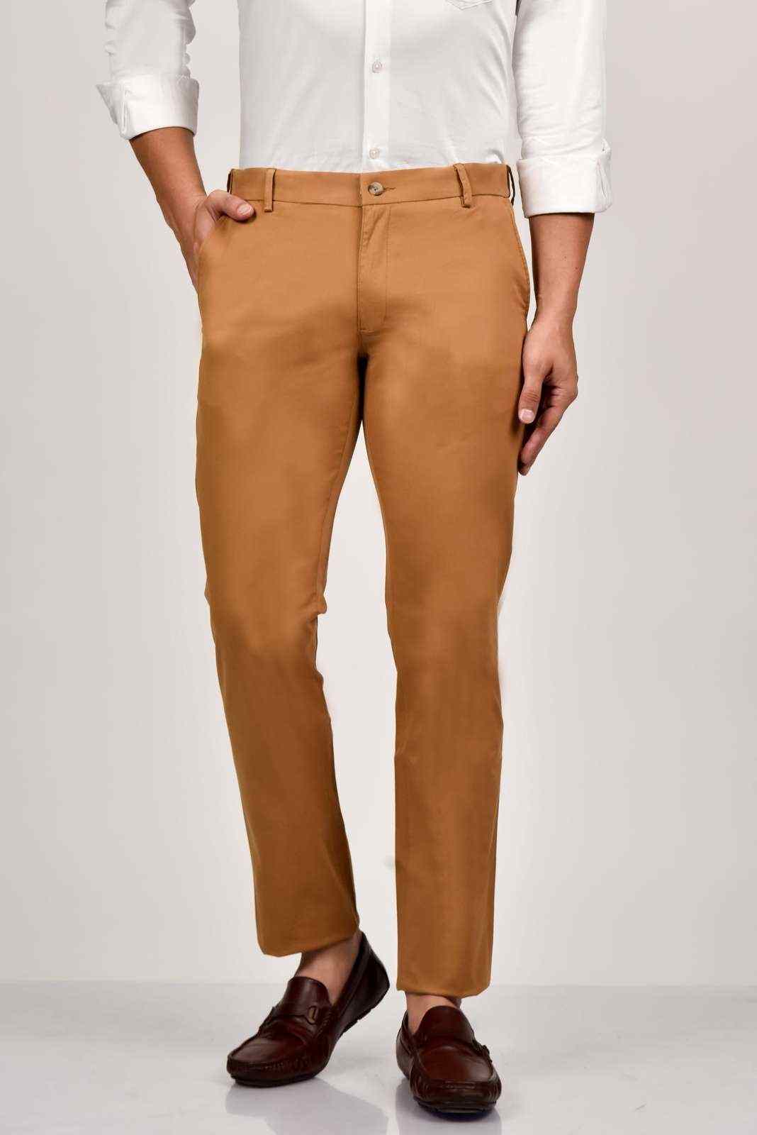 Khaki Cotton Trouser house-of-united