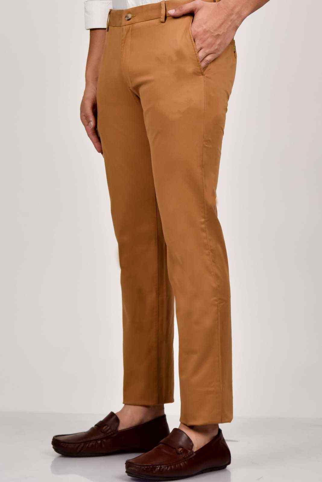 Khaki Cotton Trouser house-of-united