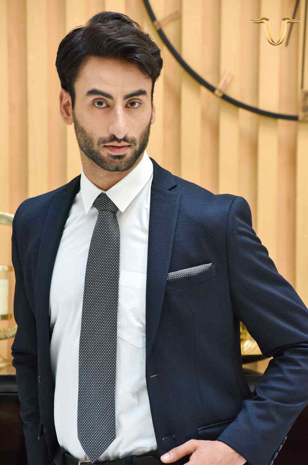 Navy 2 Pc Suit With Detachable Tuxedo Lapel house-of-united
