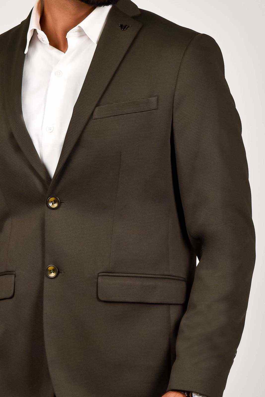 Olive Woven Blazer house-of-united