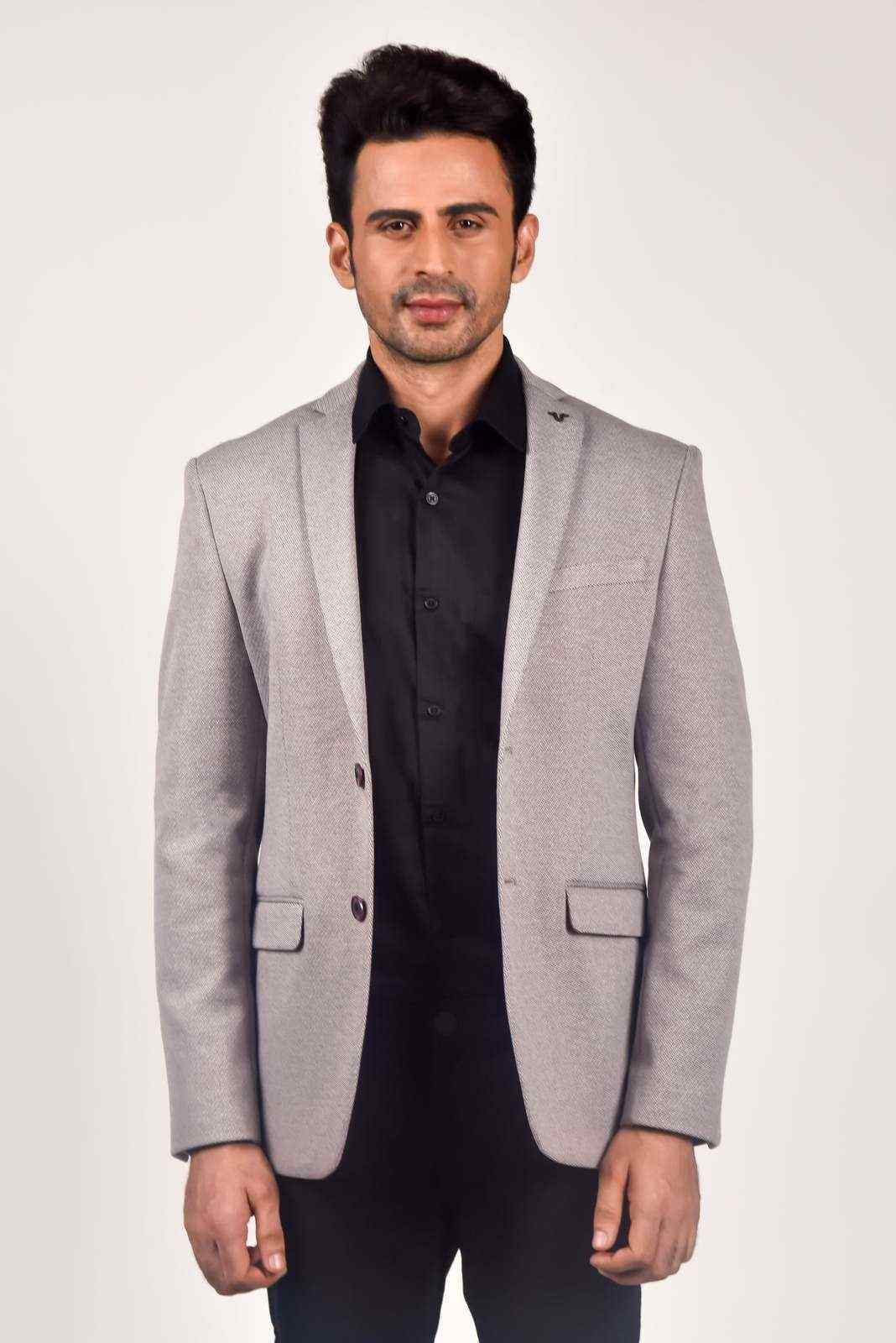 Wine Knitted Blazer house-of-united