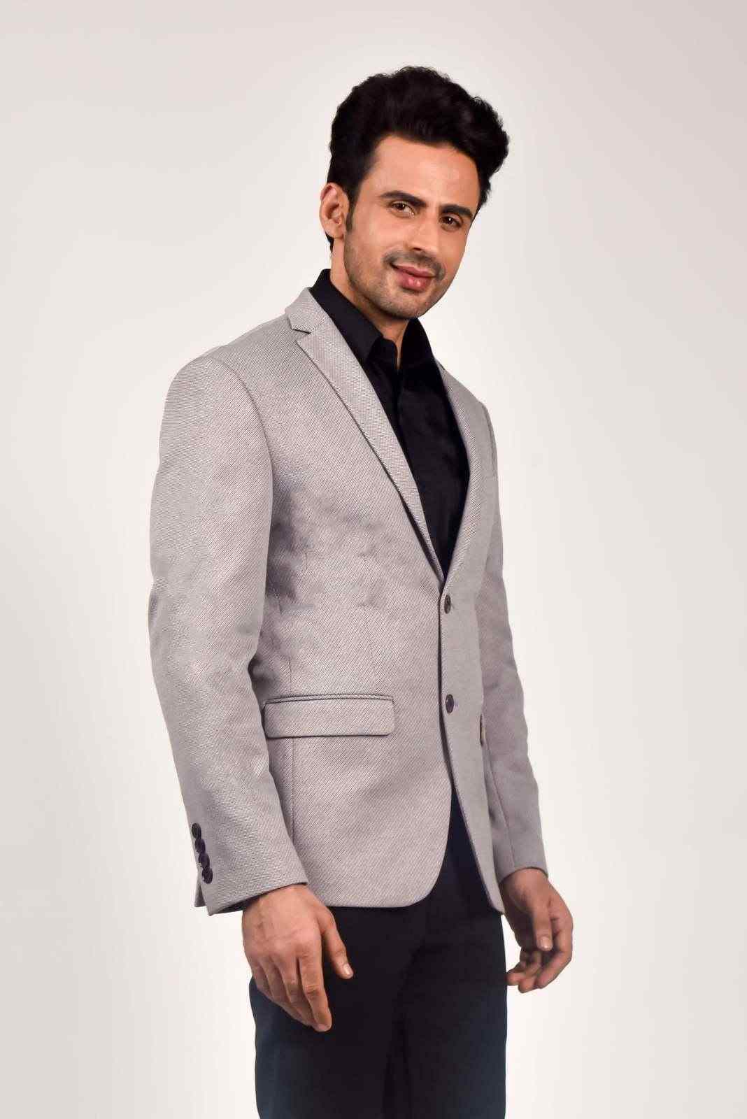 Wine Knitted Blazer house-of-united