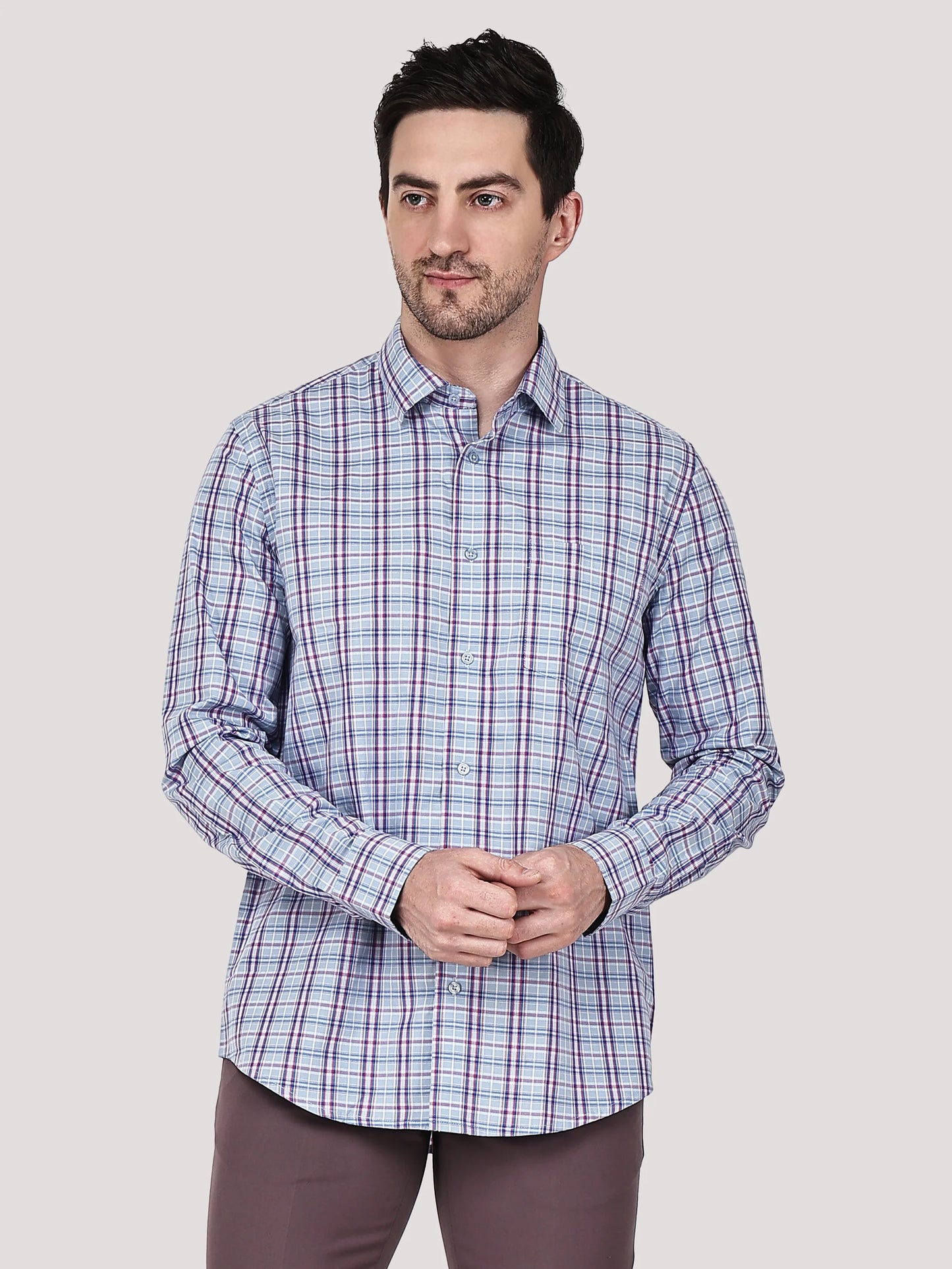 Elegant Check Shirt