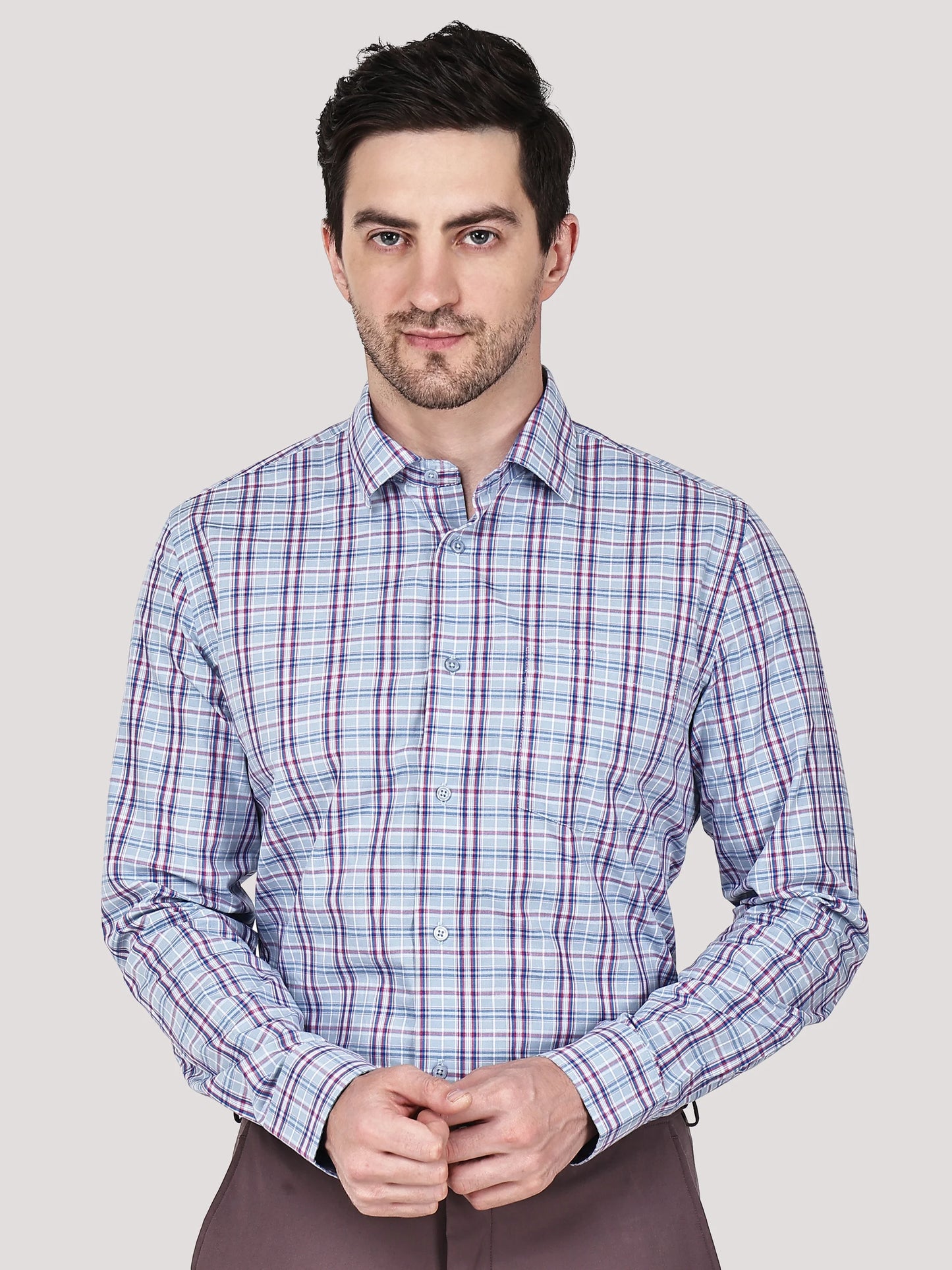Elegant Check Shirt