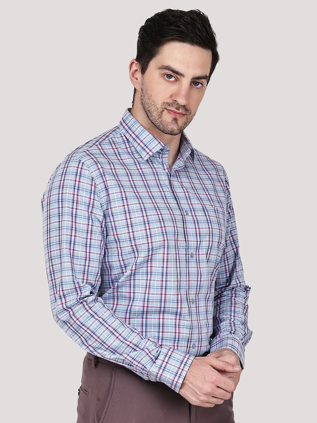Elegant Check Shirt