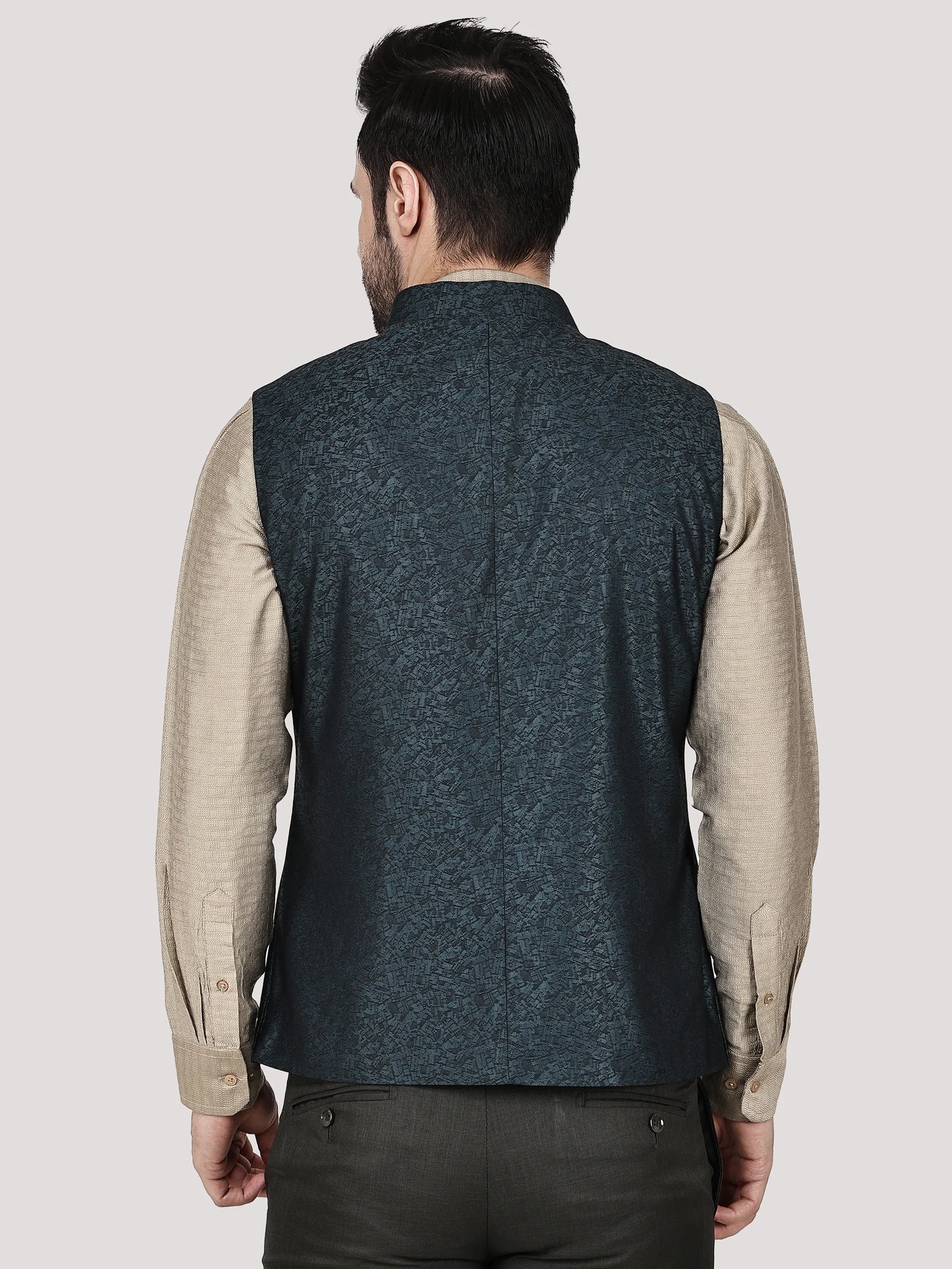 Jaquard Nehru Jacket