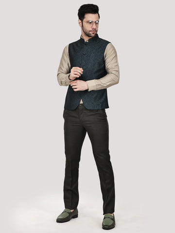 Jaquard Nehru Jacket
