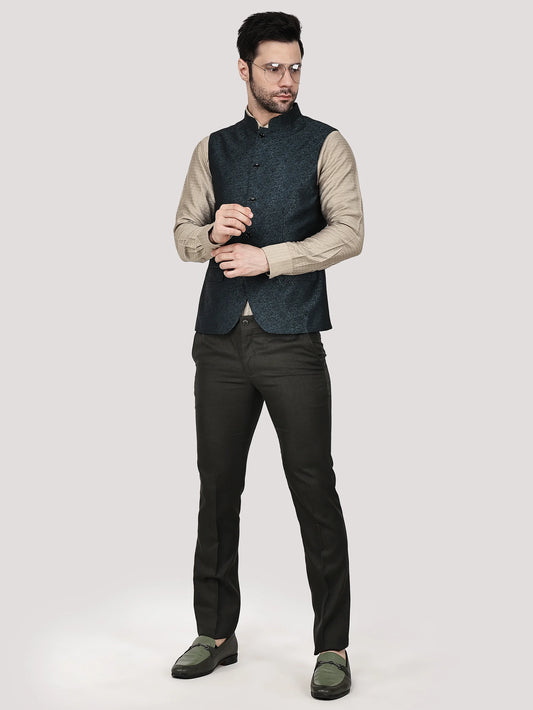Jaquard Nehru Jacket