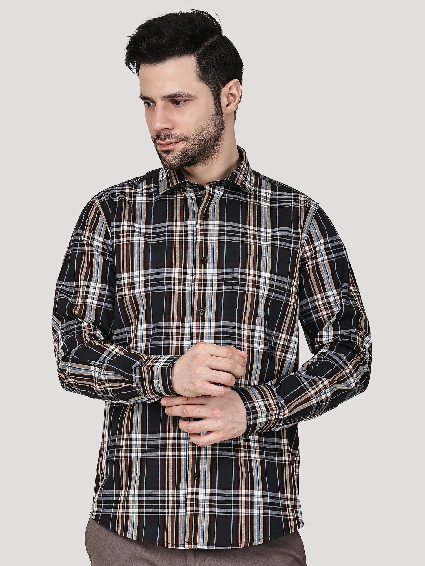 Elegant Check Shirt
