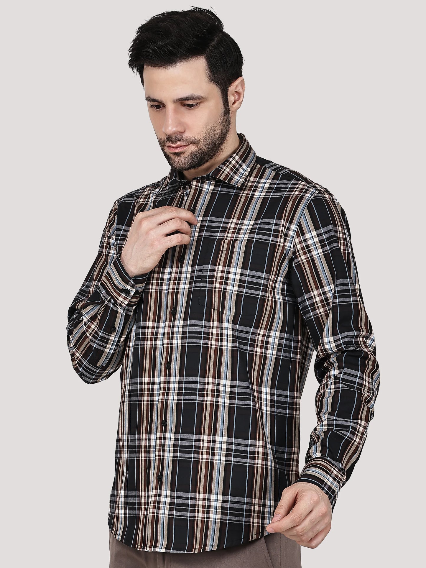Elegant Check Shirt