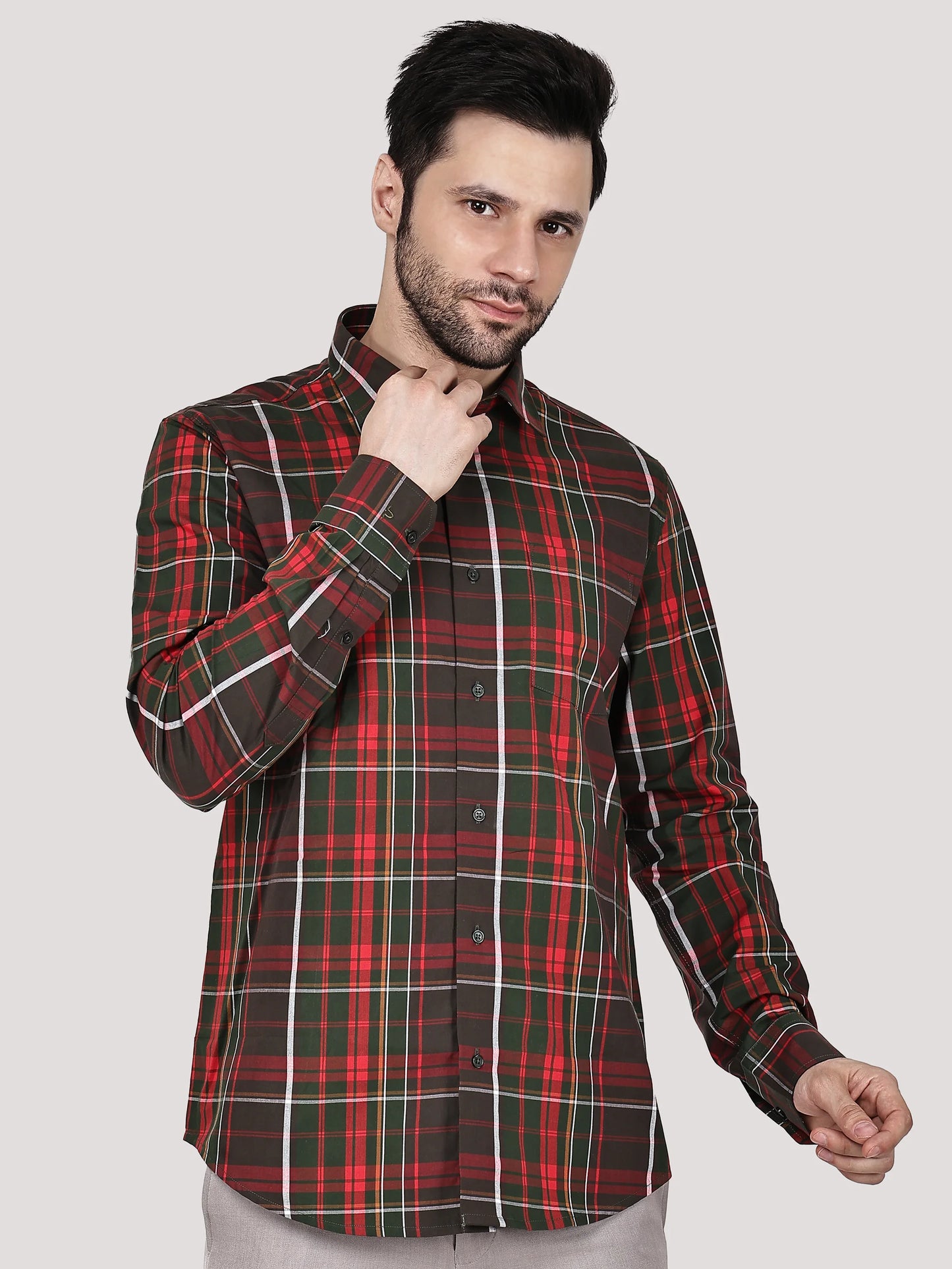 Elegant Check Shirt