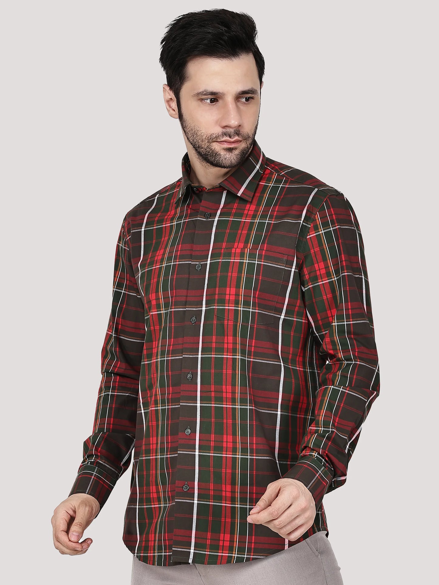 Elegant Check Shirt