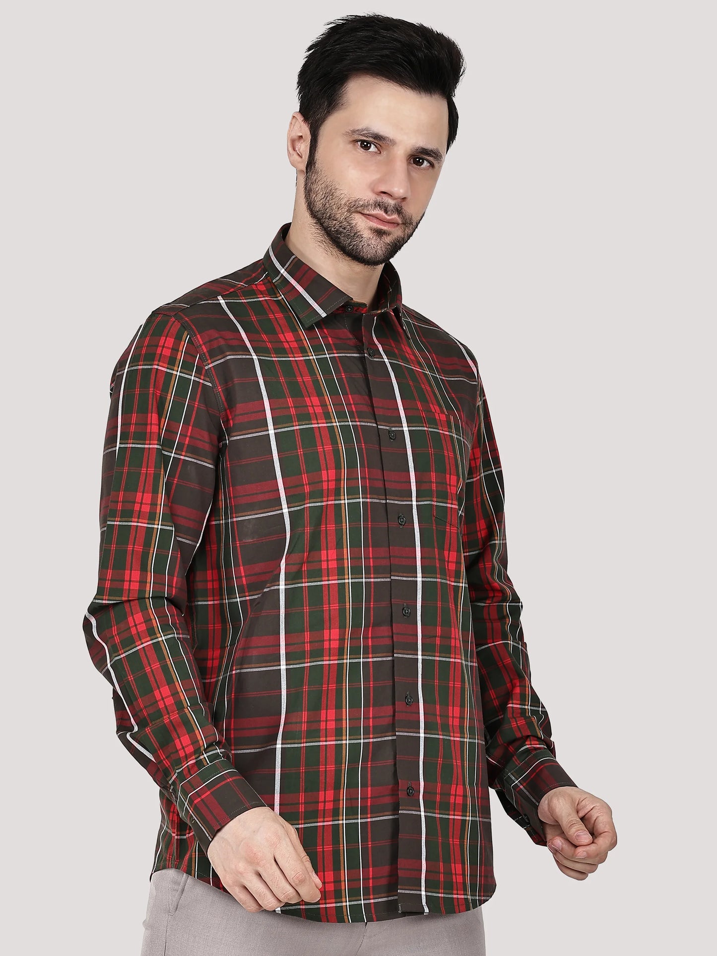 Elegant Check Shirt