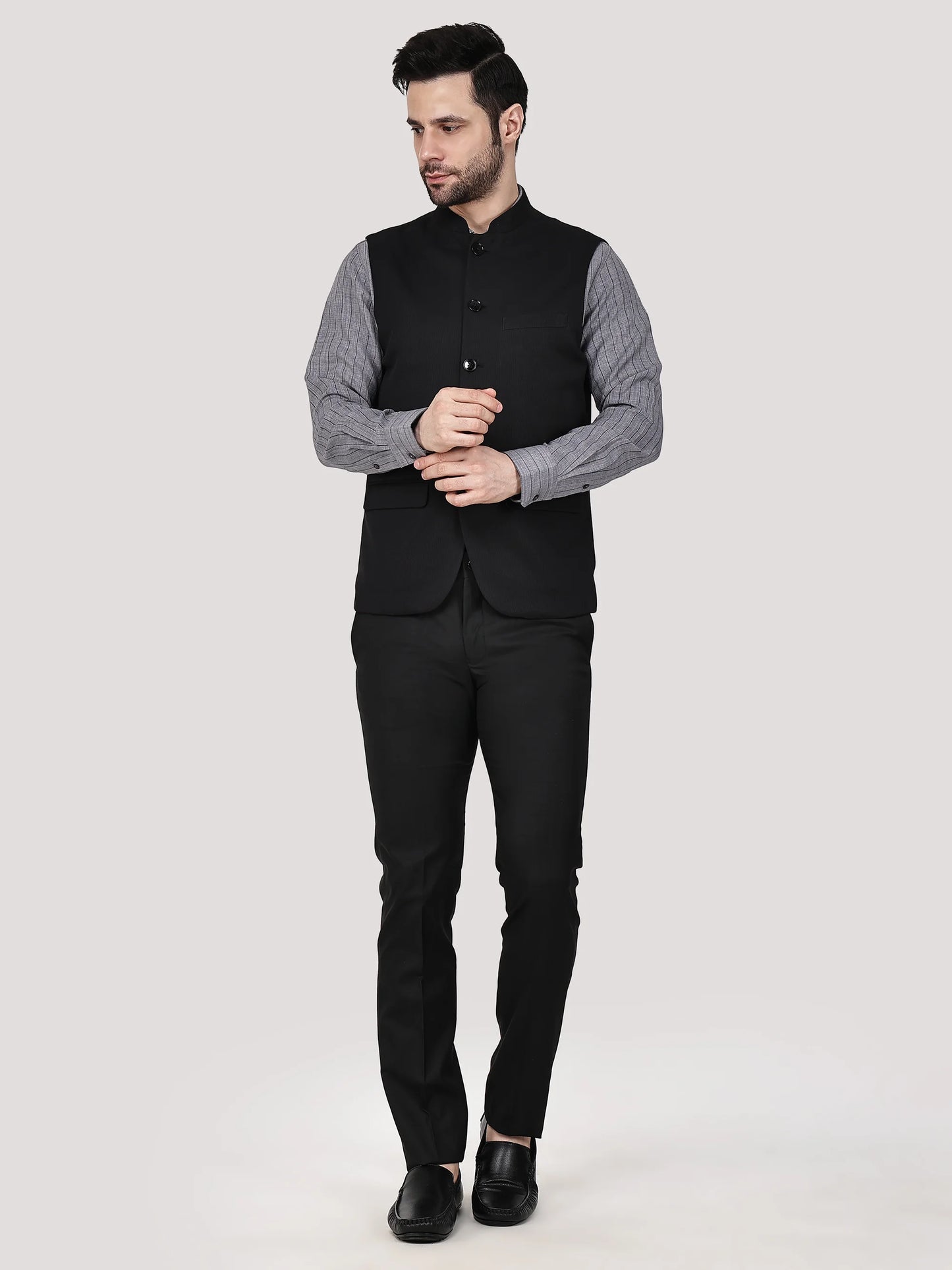 Stretchable Nehru Jacket