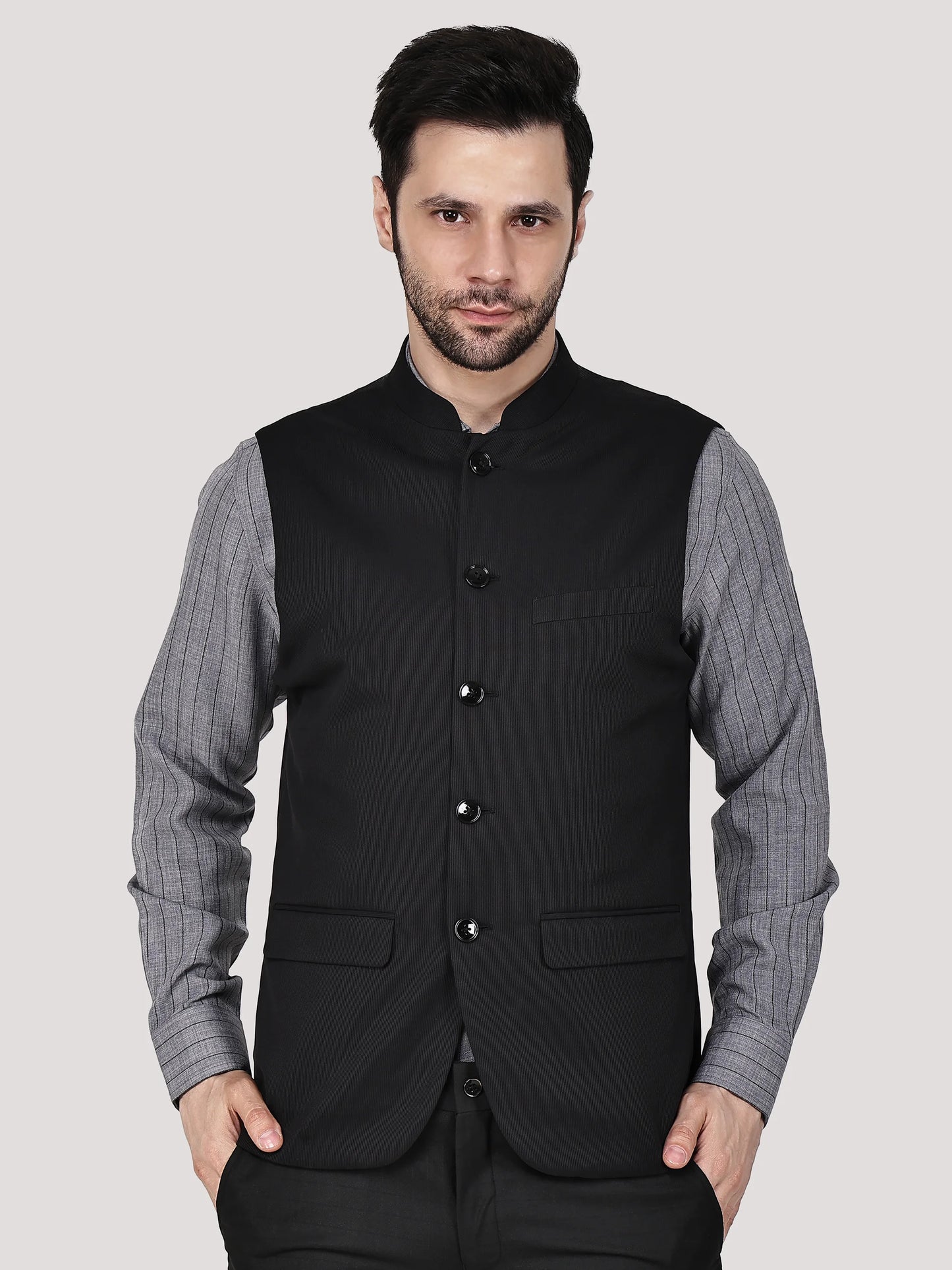 Stretchable Nehru Jacket