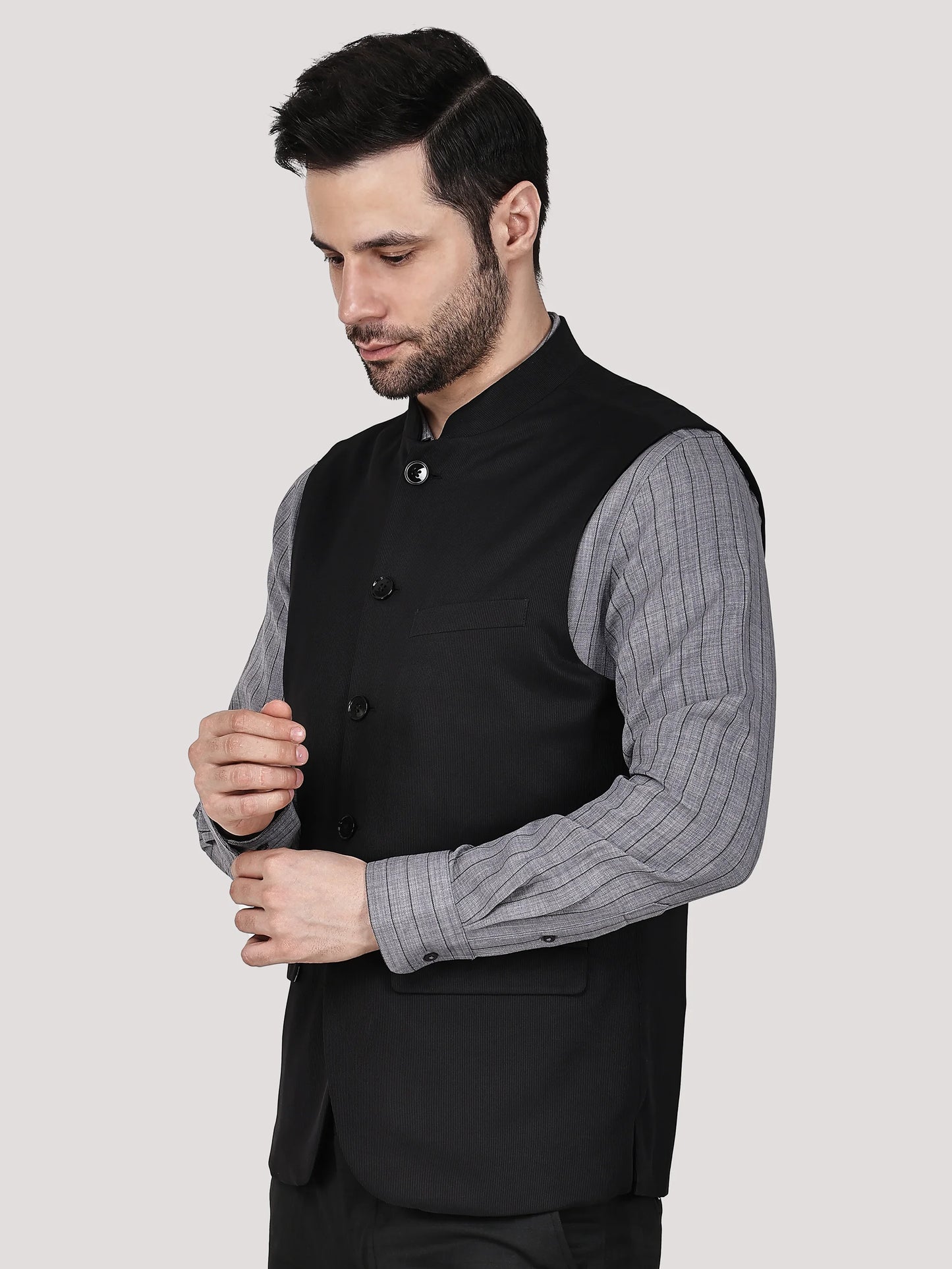 Stretchable Nehru Jacket