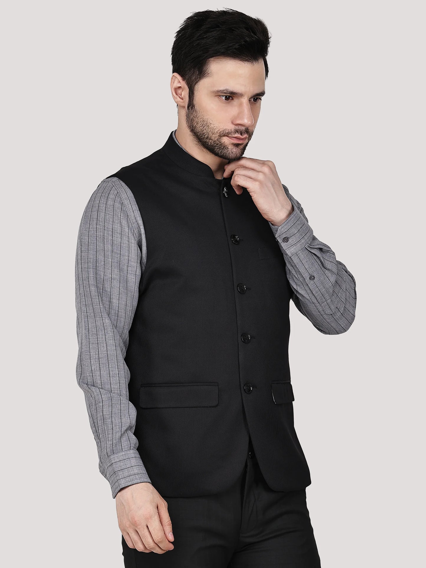 Stretchable Nehru Jacket