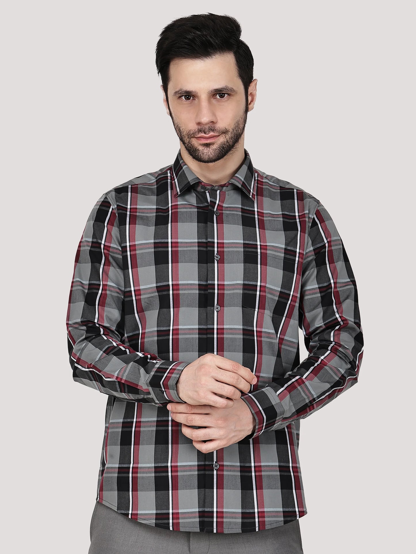 Elegant Check Shirt
