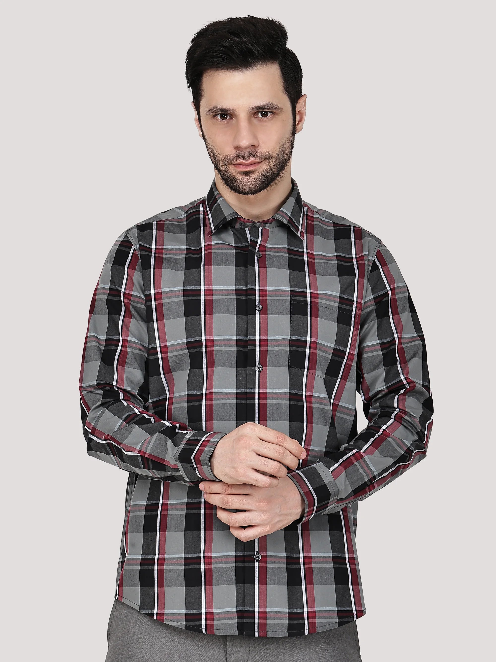 Elegant Check Shirt