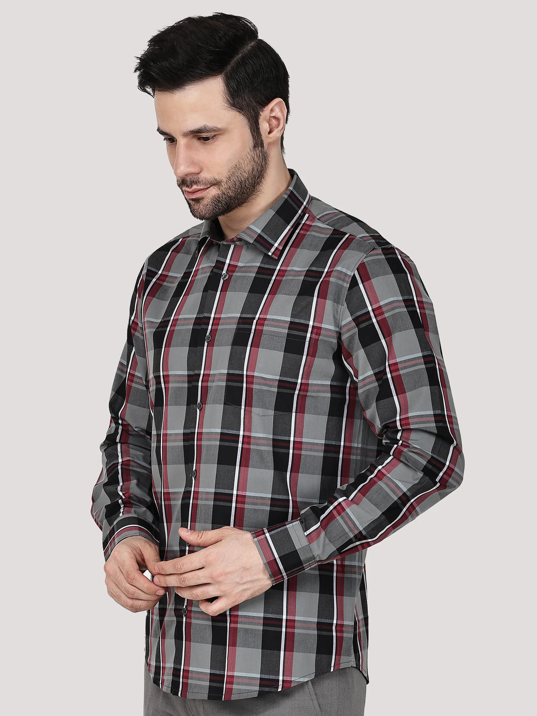 Elegant Check Shirt