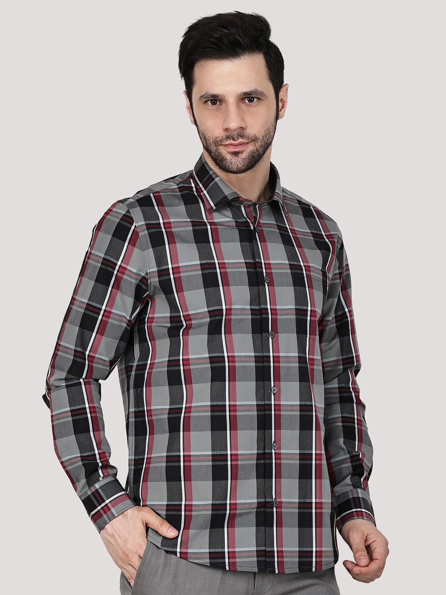 Elegant Check Shirt