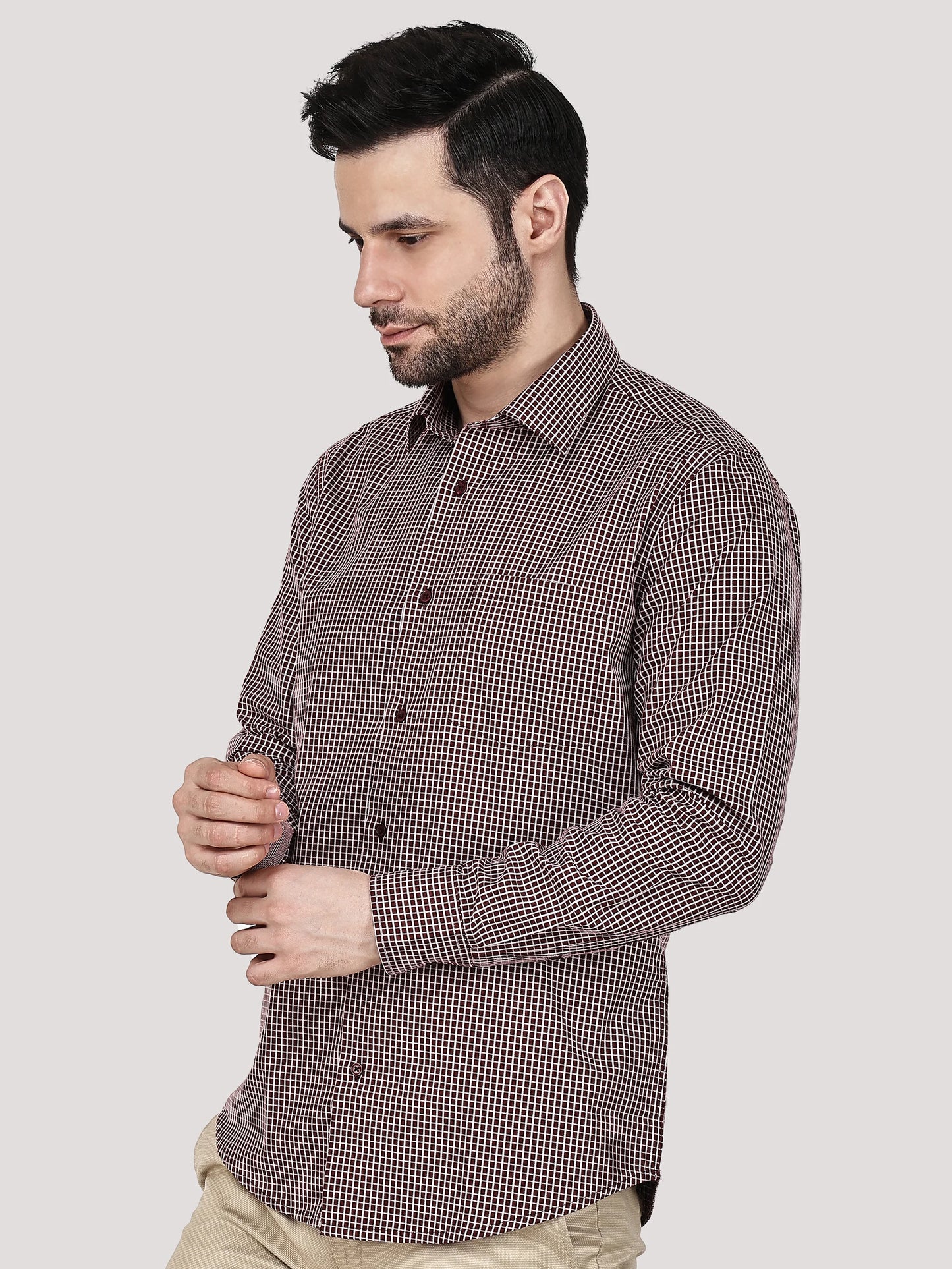 Elegant Check Shirt