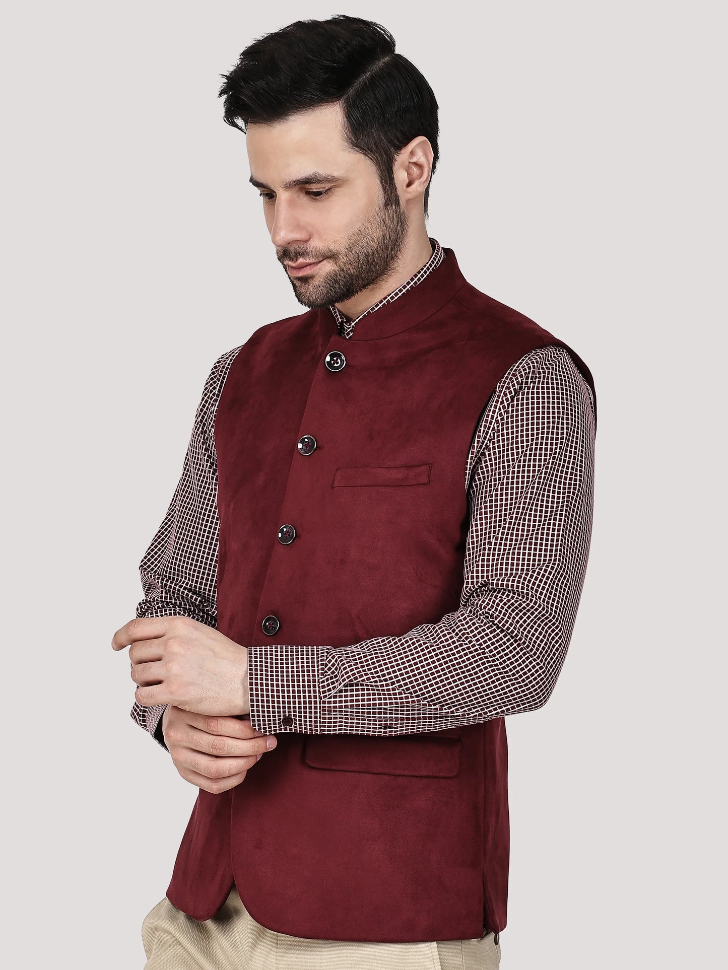 Jaquard Nehru Jacket
