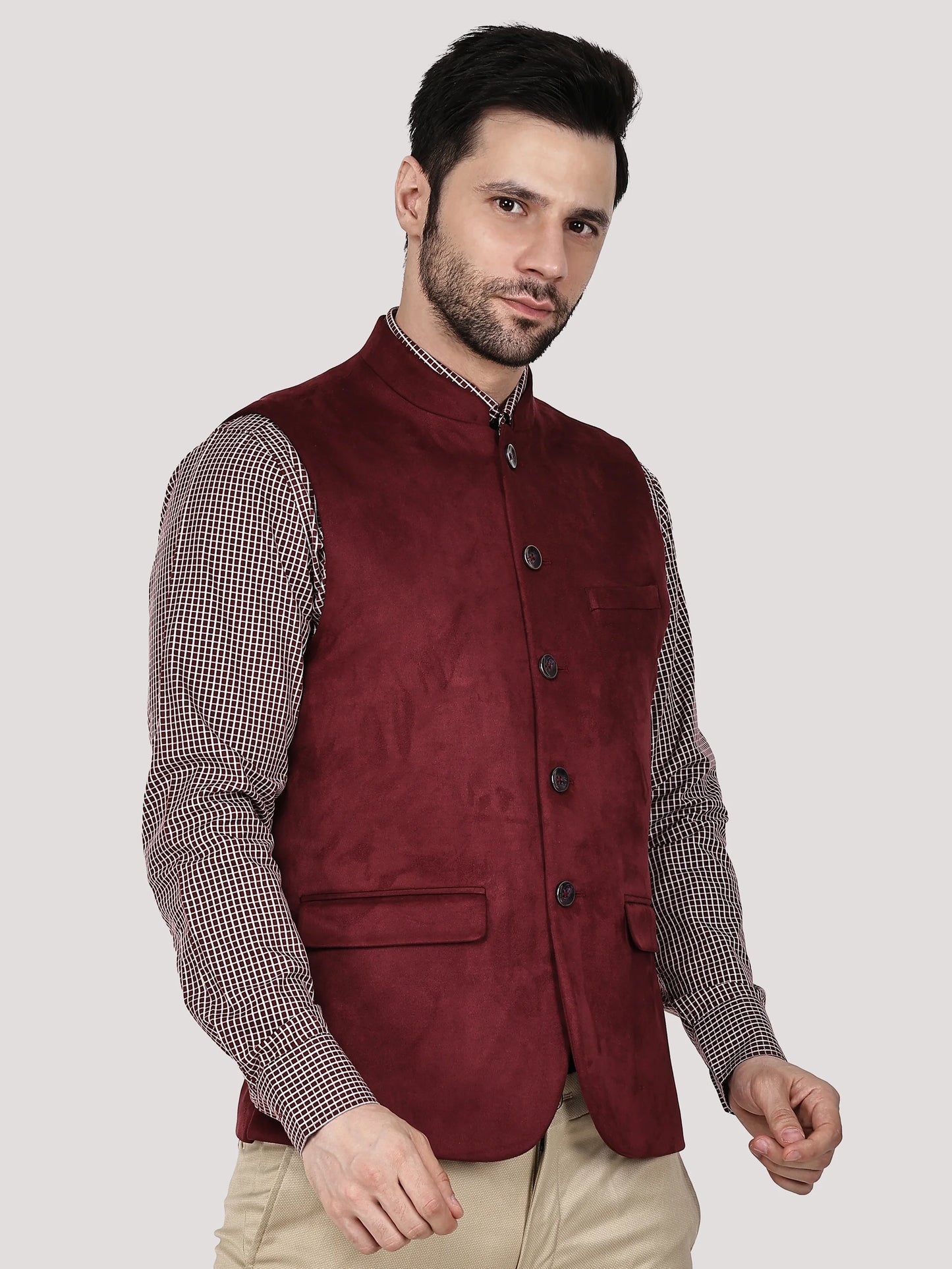 Jaquard Nehru Jacket