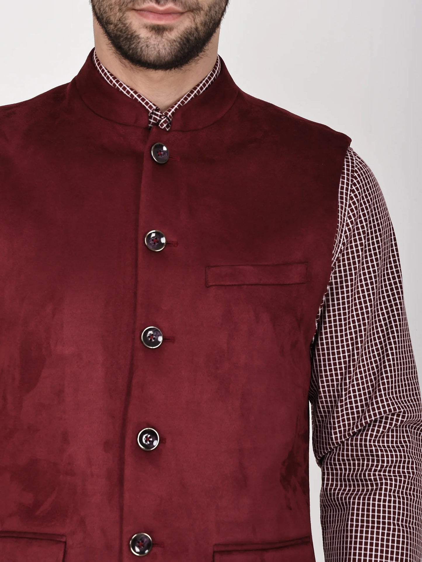 Jaquard Nehru Jacket