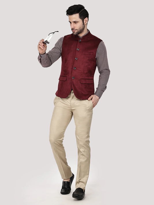 Jaquard Nehru Jacket