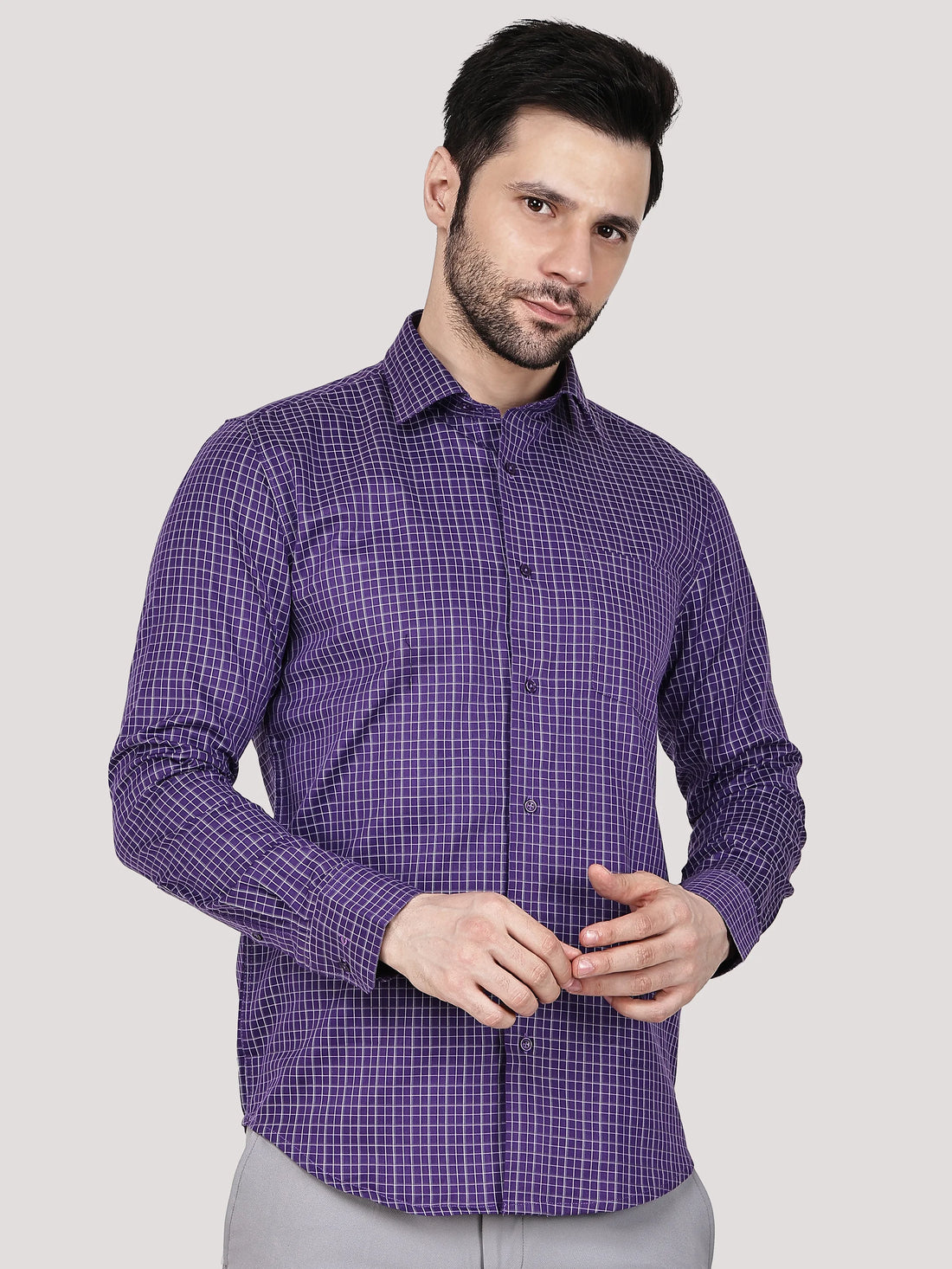 Elegant Check Shirt