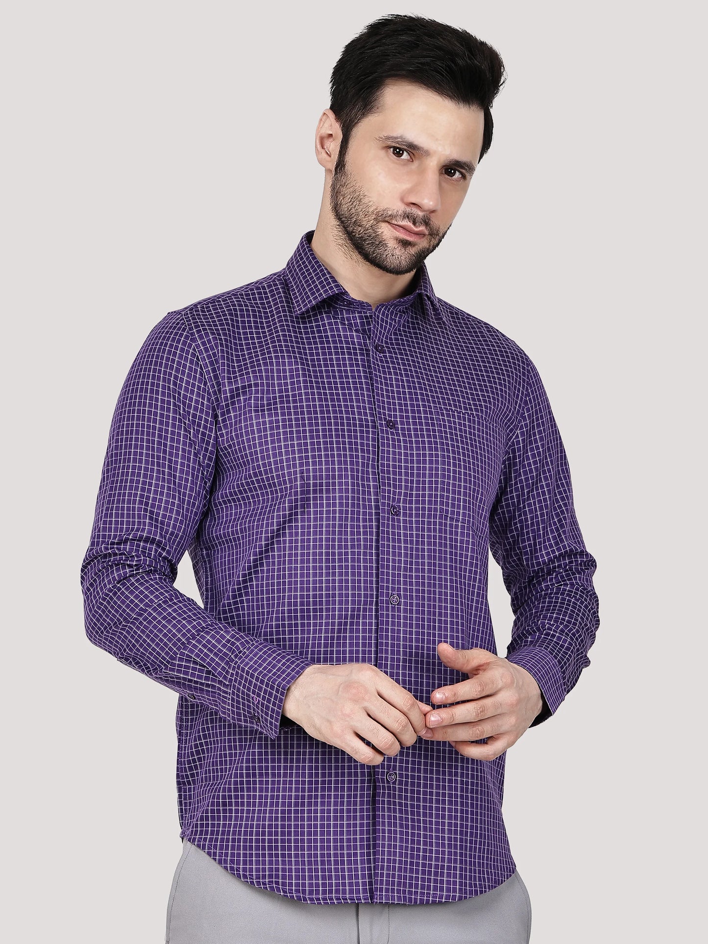 Elegant Check Shirt