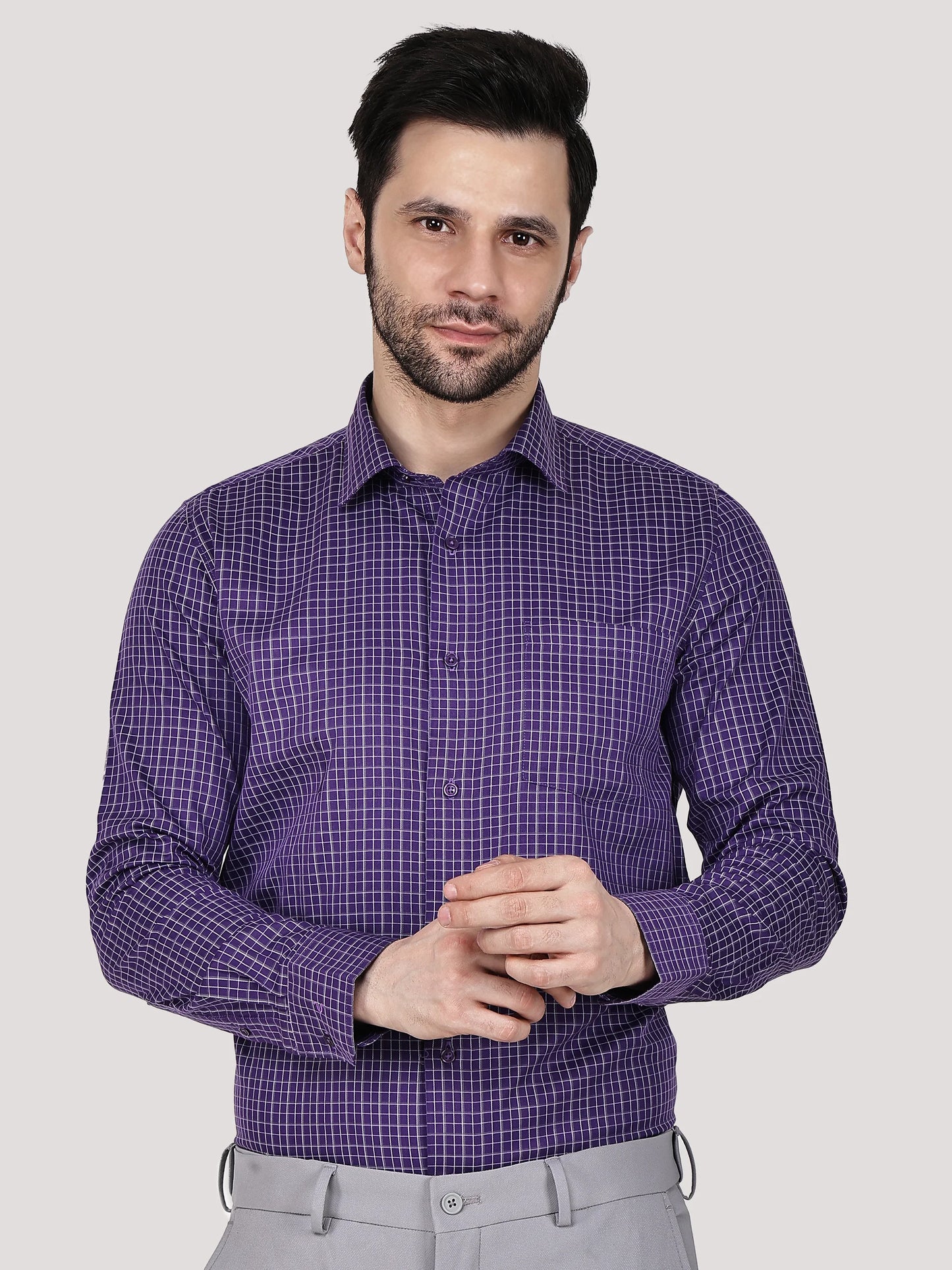 Elegant Check Shirt