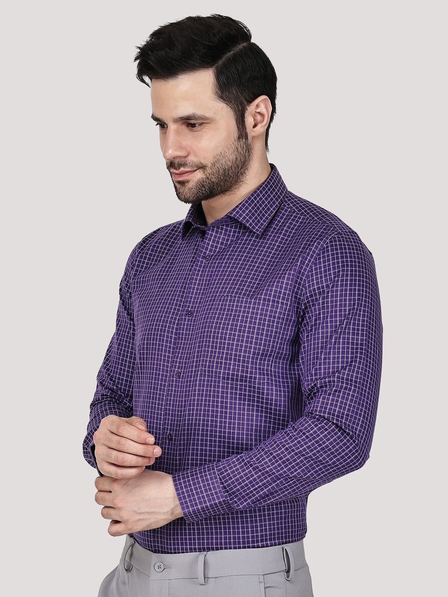 Elegant Check Shirt