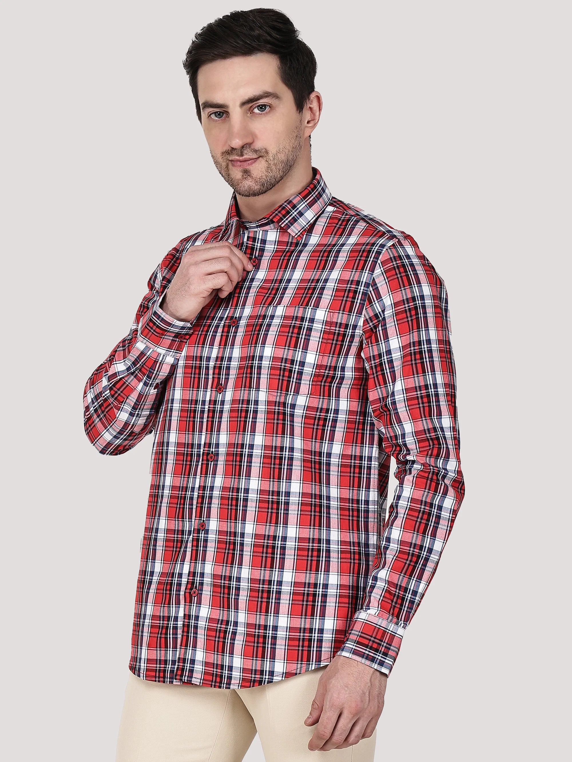 Elegant Check Shirt