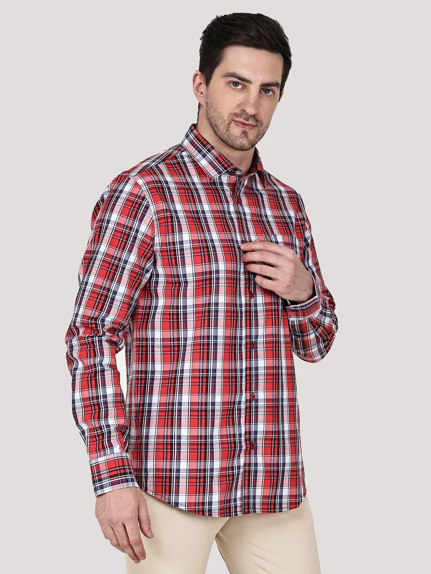 Elegant Check Shirt
