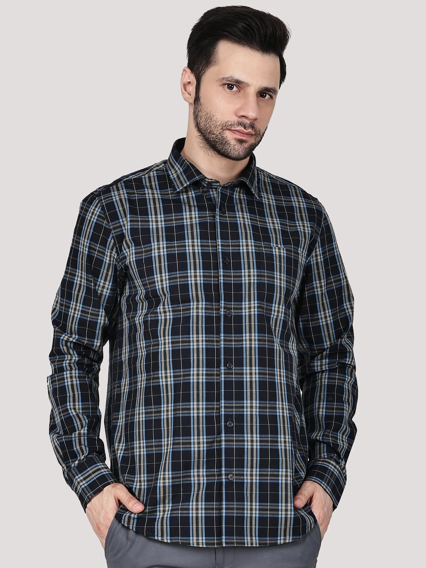 Elegant Check Shirt