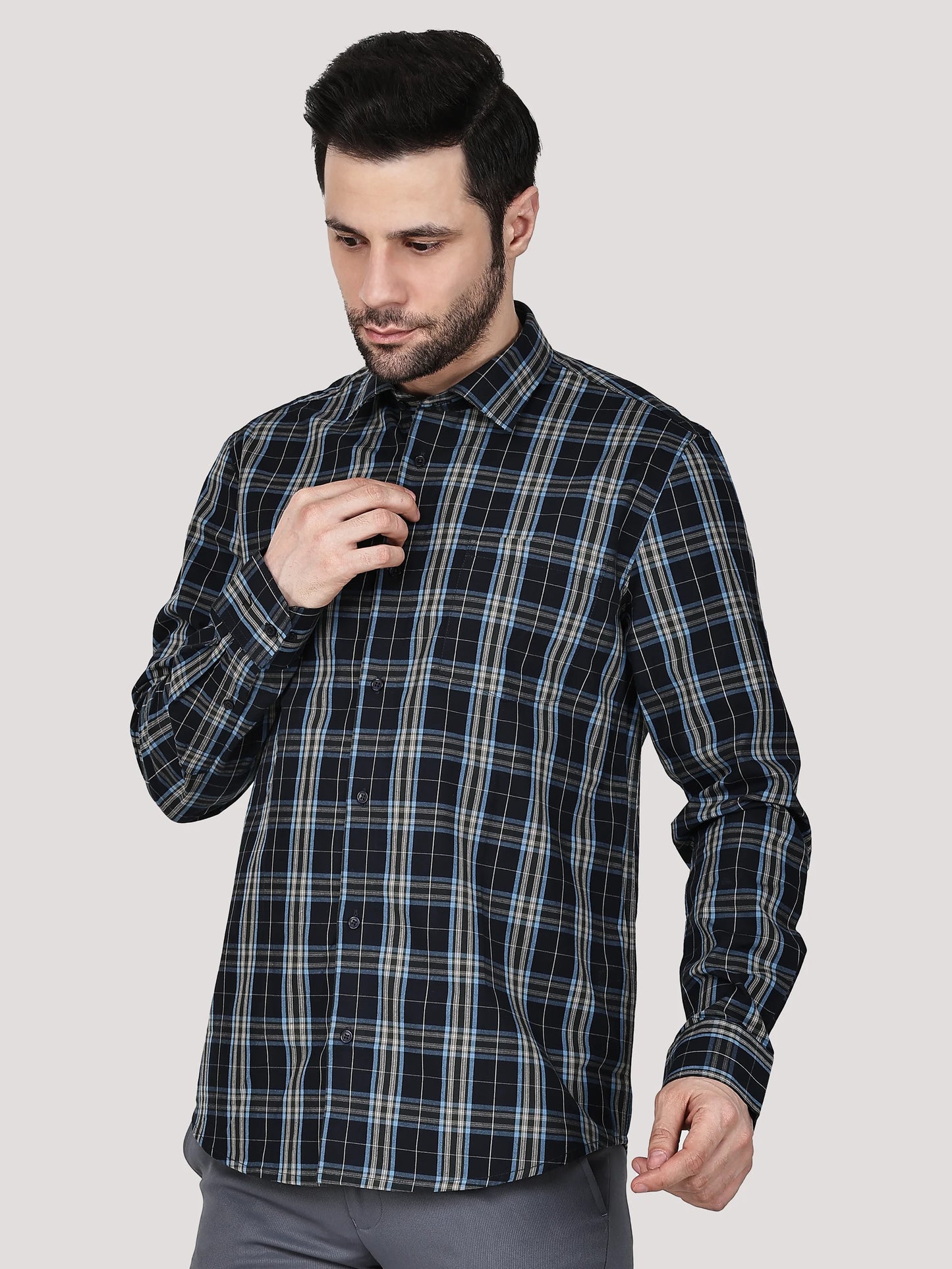 Elegant Check Shirt