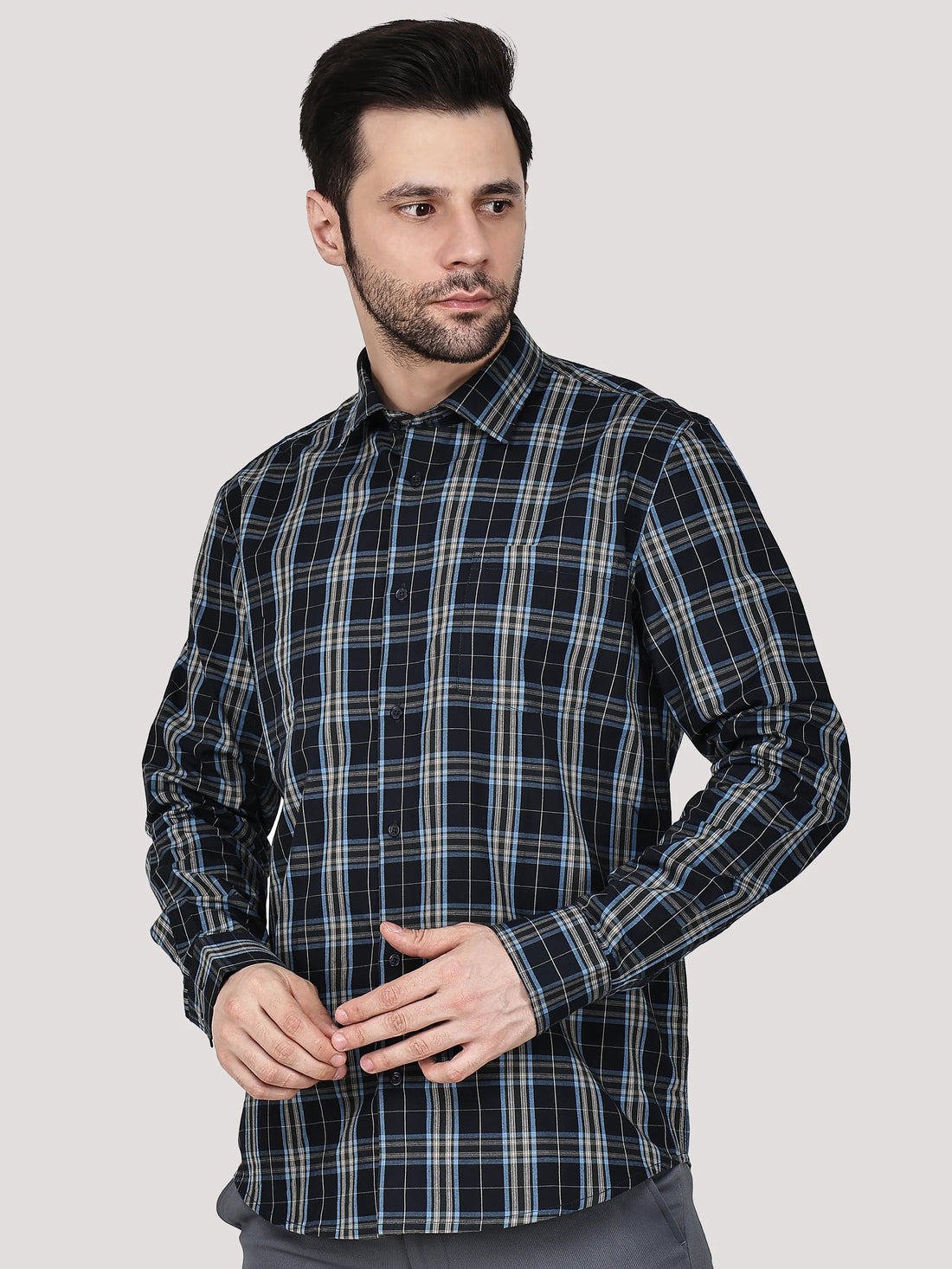 Elegant Check Shirt