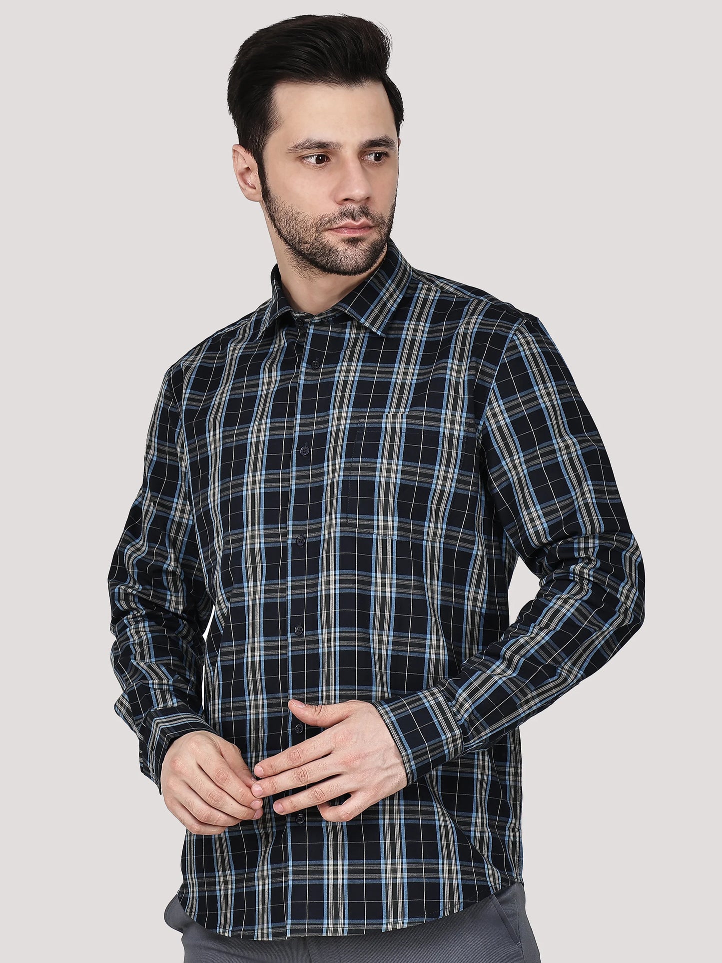 Elegant Check Shirt