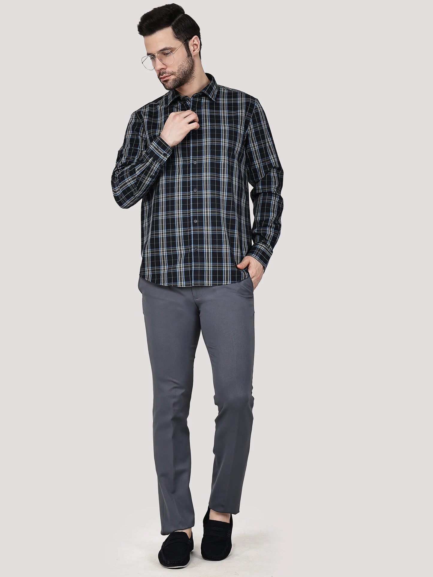Elegant Check Shirt